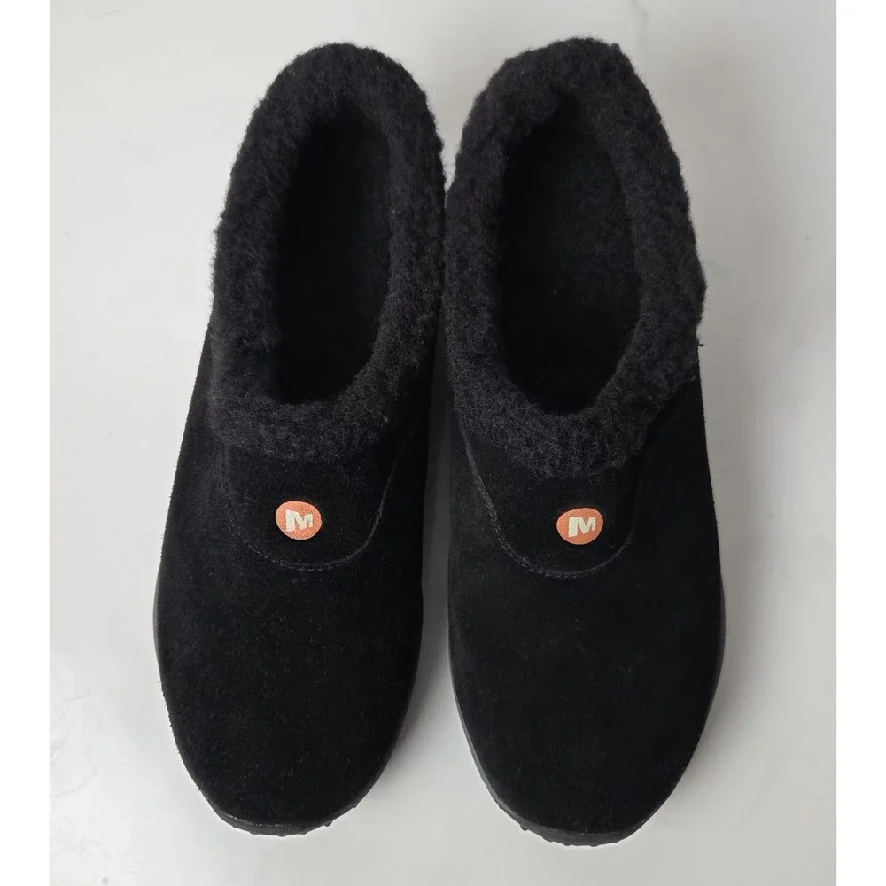 Merrell Kids‎ Unisex Encore Frost Sz 5 Black Suede Performance Shoe